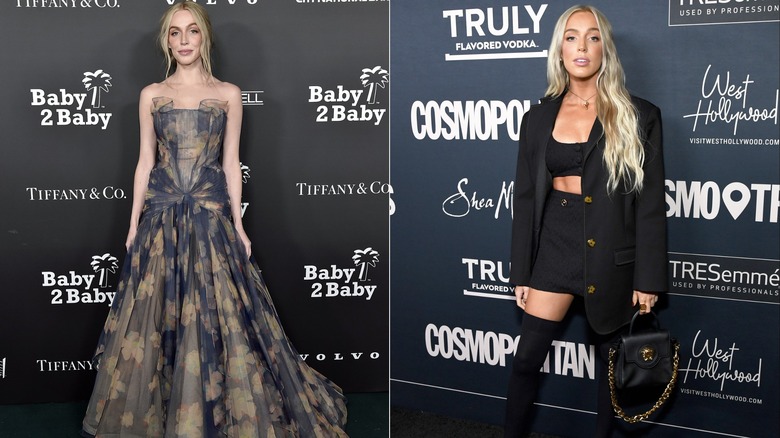 Alex Cooper wearing red carpet fashion