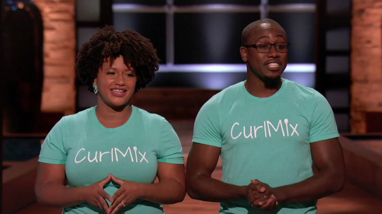 CurlMix Presenting on Shark Tank