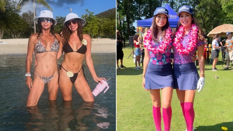 Debbe Dunning and daughter Spencer Timmons posing together