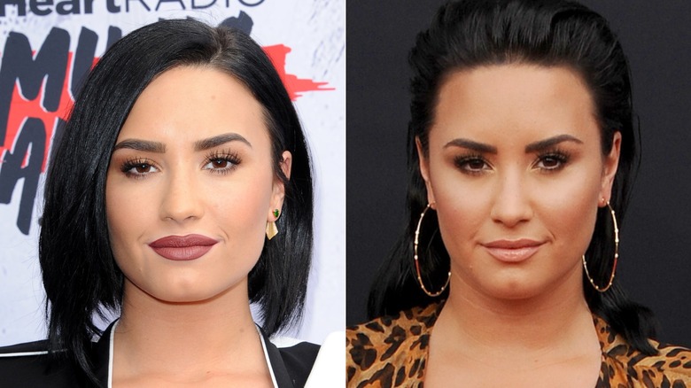 Demi Lovato 2016 and 2018