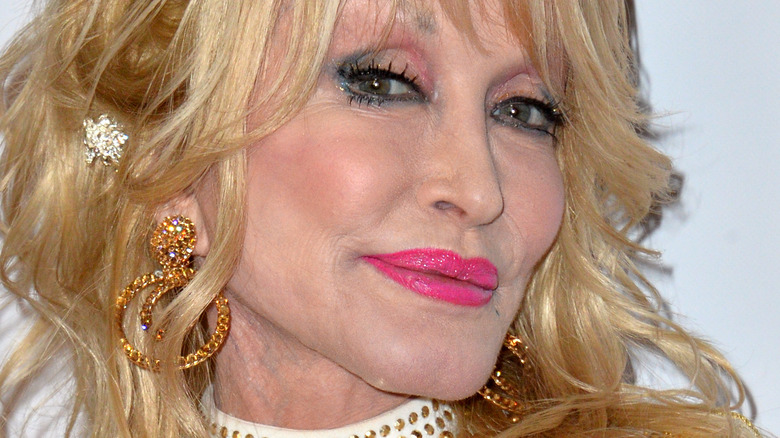 Dolly Parton on red carpet