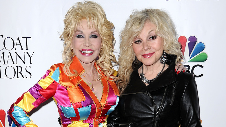 Dolly Parton and her sister, Stella Parton, at an event in 2015.