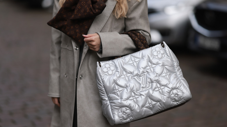 Louis Vuitton Silver Handbags