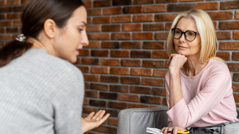 woman in therapy session