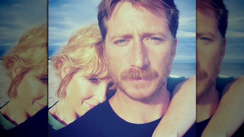 Kelly Reilly and Kyle Baugher on the beach