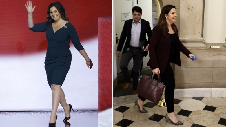Elise Stefanik at the 2024 RNC and at the US Capitol