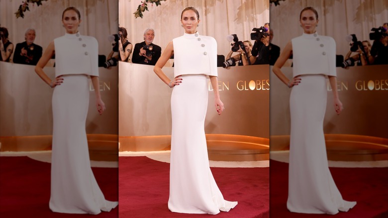 Emily Blunt at the 2026 Golden Globes.