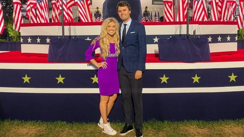 Erika and Charlie Kirk at the White House