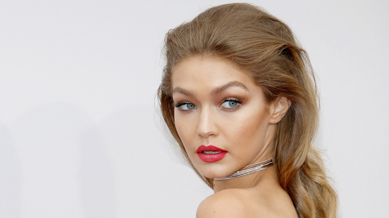 Gigi Hadid with voluminous hair