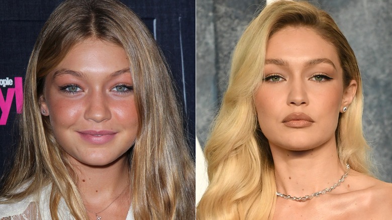Gigi Hadid then and now