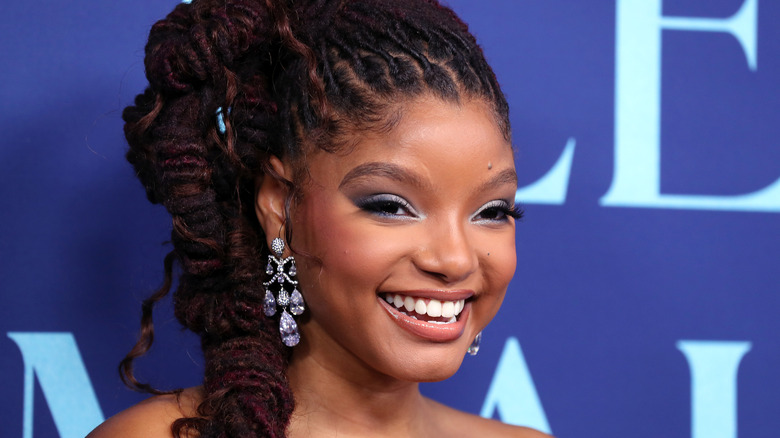 Halle Bailey on red carpet