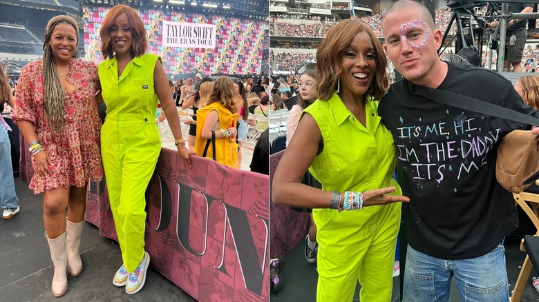 Gayle King at Taylor Swift's concert in 2023