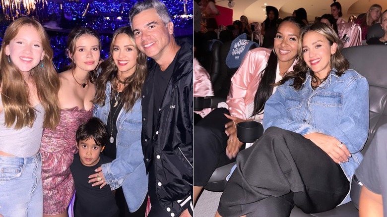 Jessica Alba at Taylor Swift's concert in 2023