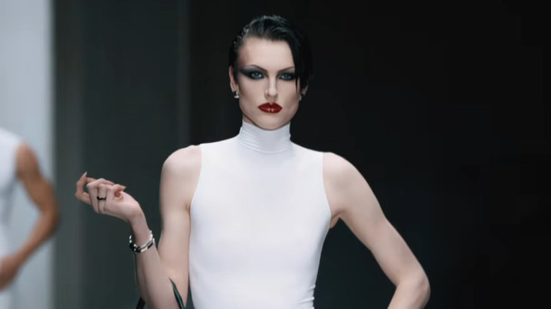 Model walking Gucci fall/winter 2026 fashion show