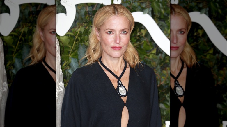 Gillian Anderson at The Fashion Awards in 2021.