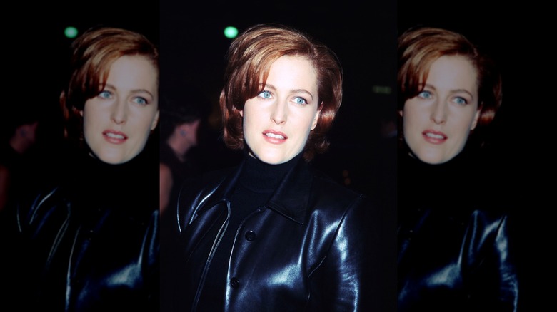 Gillian Anderson at the premiere of "The Mighty."
