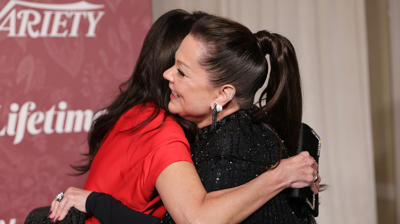 Melissa McCarthy and Lauren Graham hugging at Variety's 2026 Power of Women
