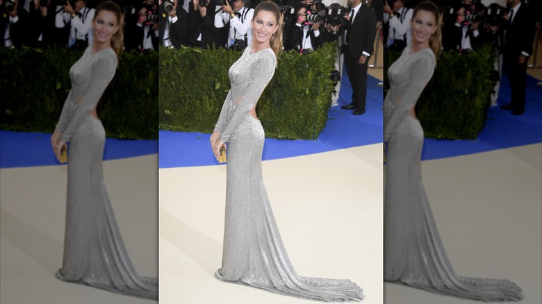 Gisele Bündchen at the 2017 Met Gala in New York City in May 2017