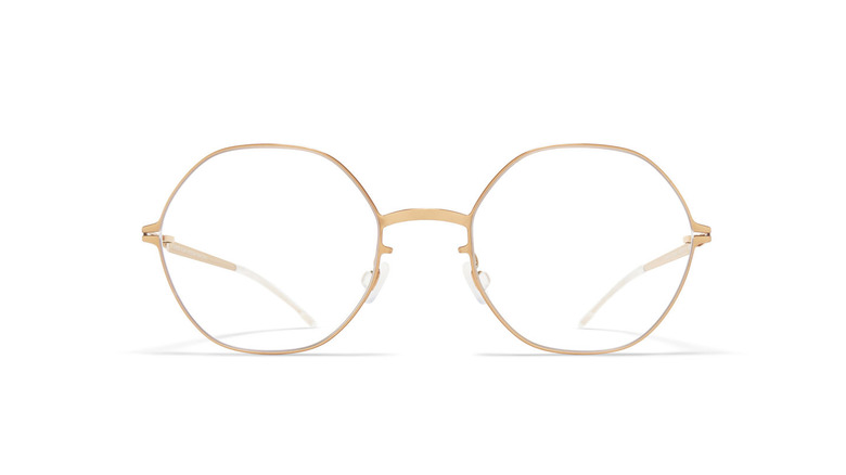 Gold rimmed round glasses
