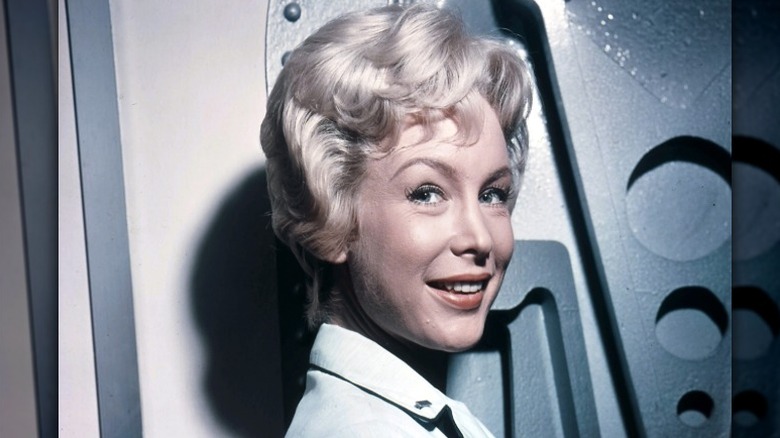 Barbara Eden on the set of 1961's "Voyage to the Bottom of the Sea"