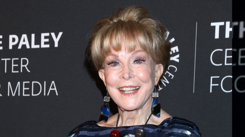 Barbara Eden poses on the red carpet for the Paley Center Honors in 2019