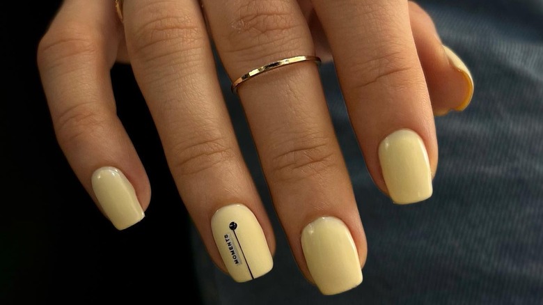 butter yellow nail polish