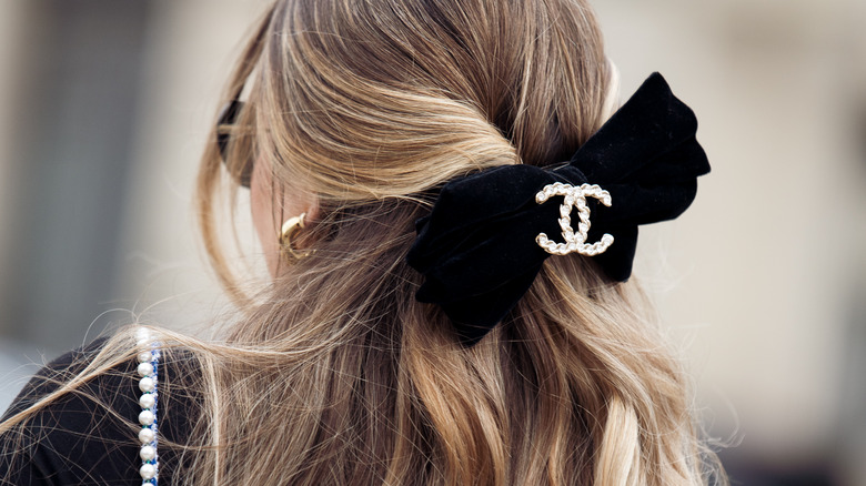 Chanel hair bow