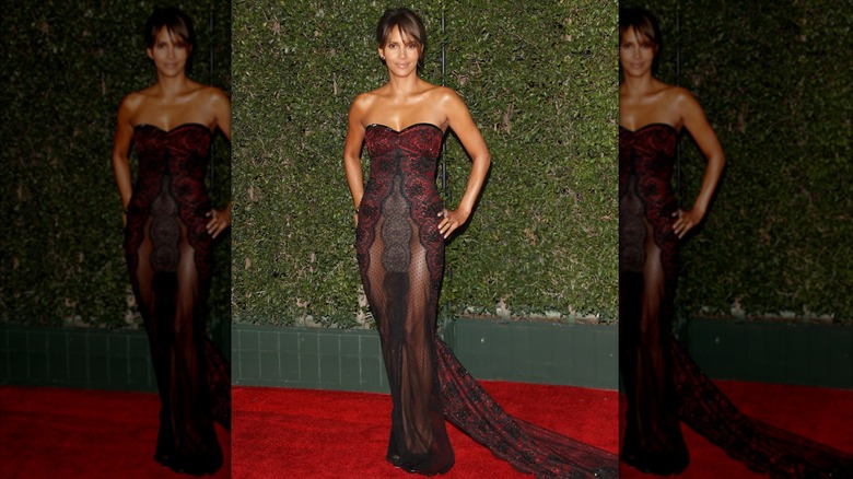Halle Berry at the 49th annual NAACP Image Awards in Pasadena, California in January 2018
