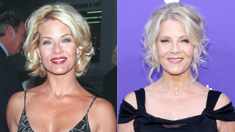 Side-by-side photos of Barbara Niven in 1998 and 2024
