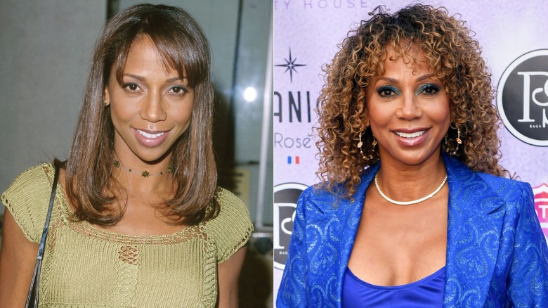 Side-by-side photos of Holly Robinson Peete in 1999 and 2026