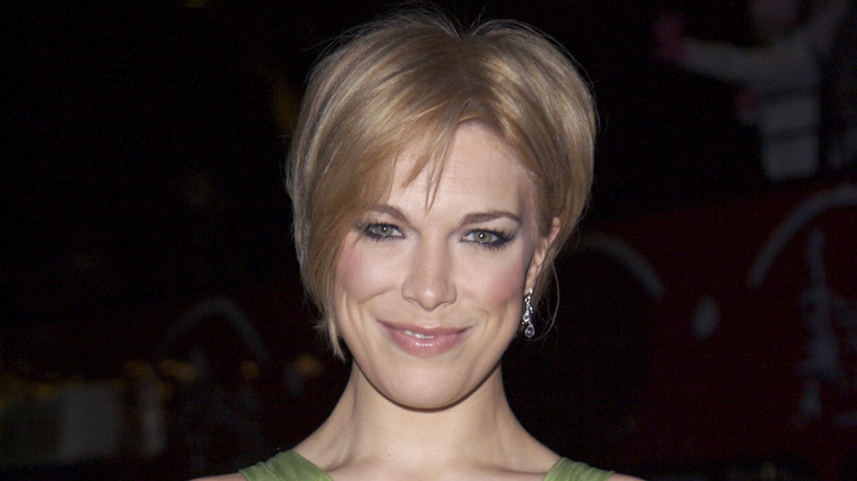 Hannah Waddingham pictured in 2007 with a voluminous bob