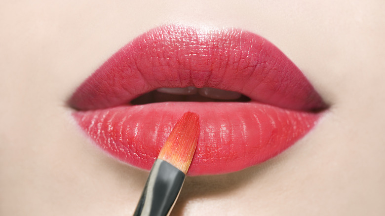 Close up of lips