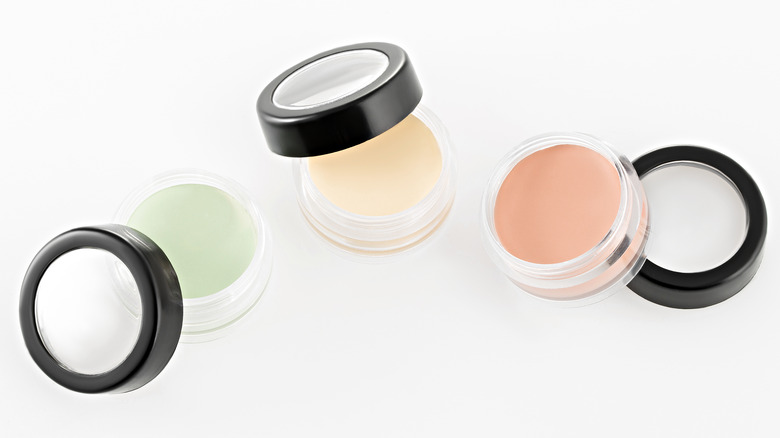 cream corrector in various colors