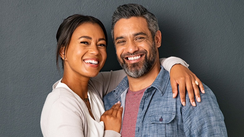 An interracial couple