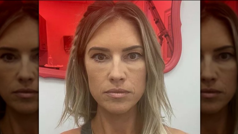 Christina Haack in selfie emphasizing the swelling caused by her under eye fillers