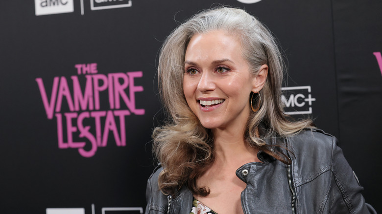 Hilarie Burton at "The Vampire Lestat" red carpet premiere