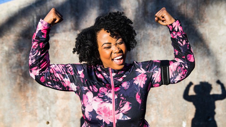 excited woman