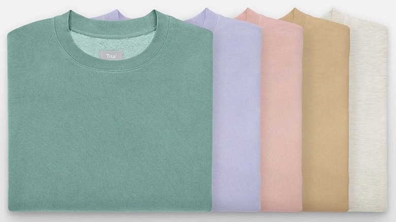 Aritzia sweaters in various colors