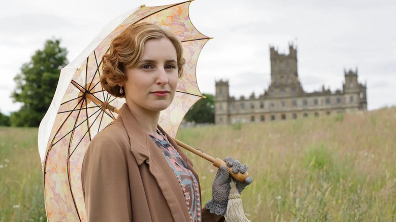 Laura Carmichael as Lady Edith Crawley in Downton Abbey