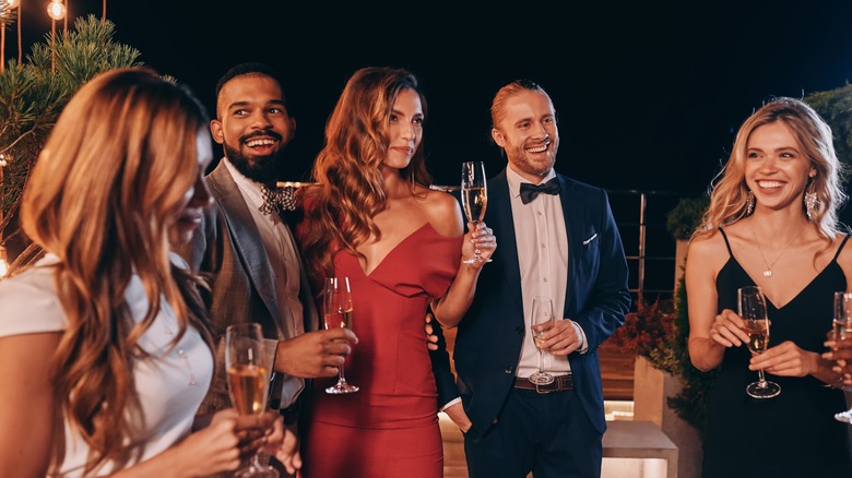 People at a wedding