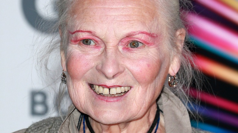 Vivienne westwood attending an event.