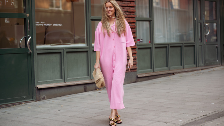 Fashionable young woman in Sweden