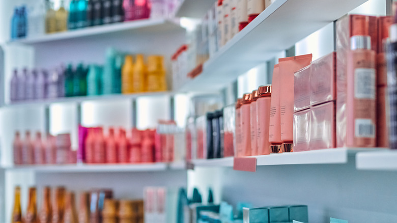 beauty salon skincare products