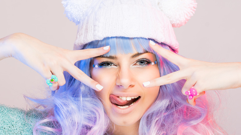 face gems near eyes