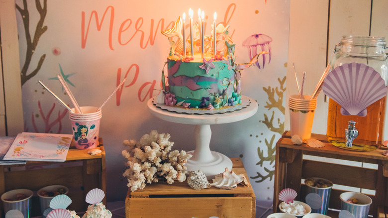 Mermaid themed party