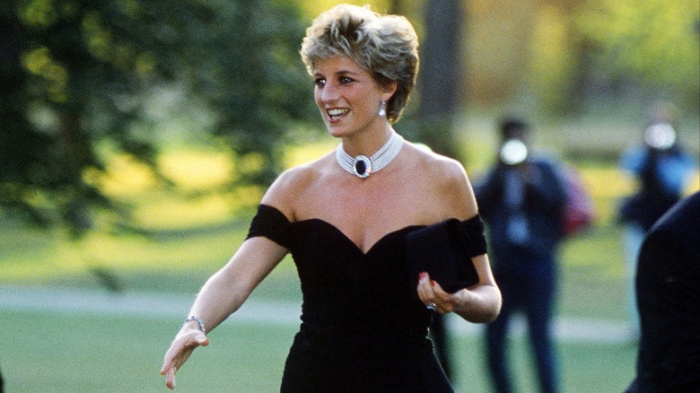 Princess Diana wearing her 