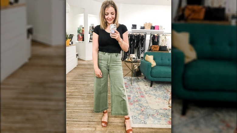 How To Wear Petite Wide Leg Jeans And Wide Leg Pants, 42% OFF