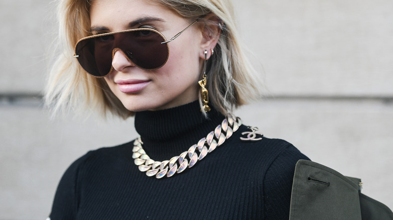Elevate Your Turtleneck Sweater with Layered Necklaces