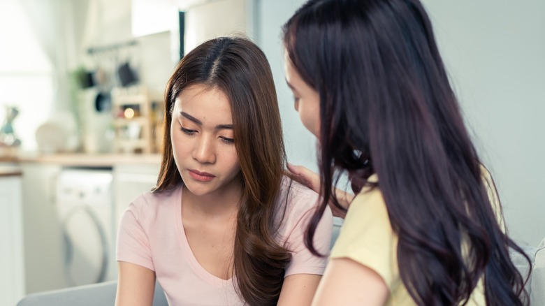 women talking