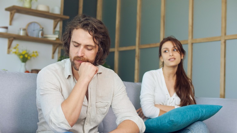 sad couple